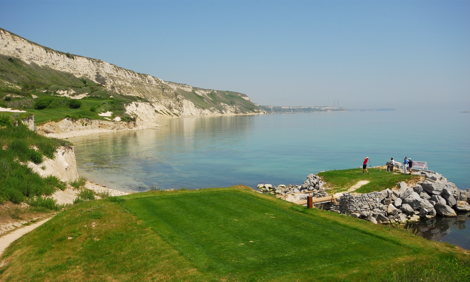 Thracian Cliffs Abschlag über die Bucht